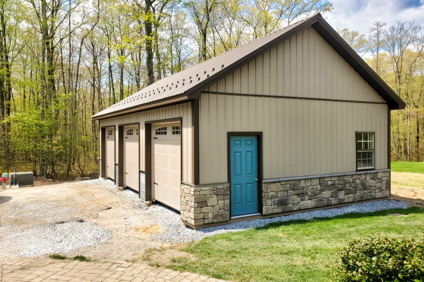 24x36 Pole Barn Garage In Branchville NJ 4 24×36 Pole Barn Garage In Branchville NJ