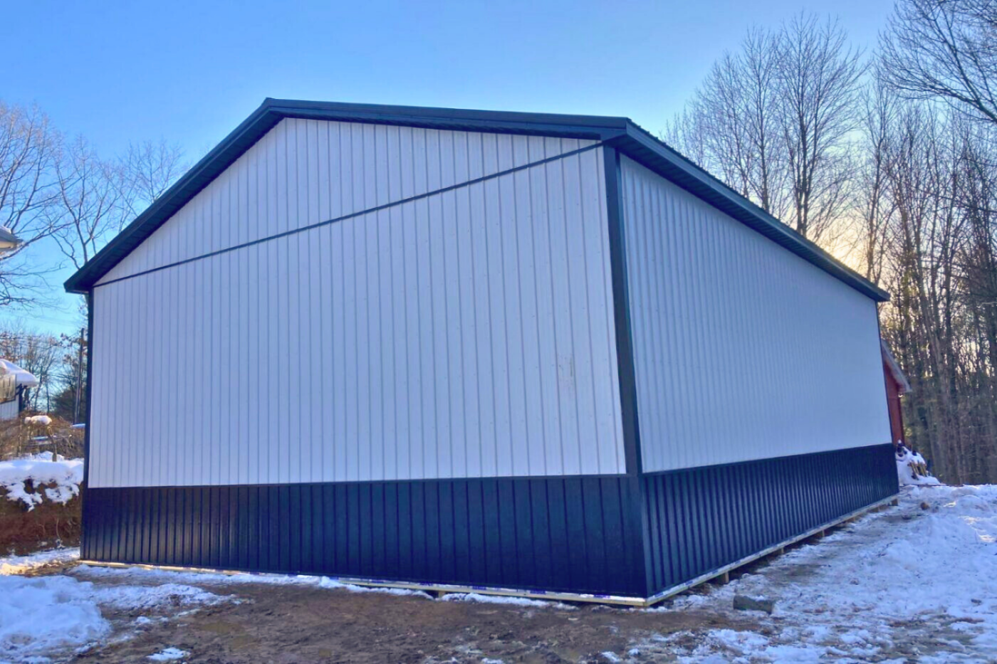 36x48 Pole Barns in Palmerton PA Exterior