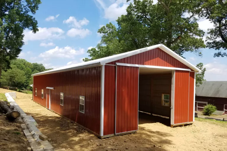 agricultural farm metal pole barn