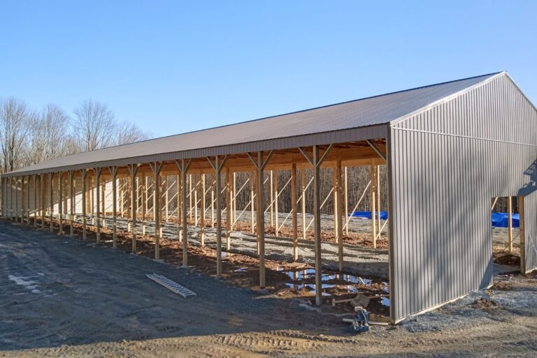 horse pole barns in construction