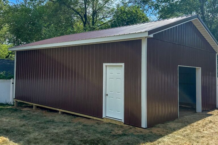 Featured Project 3 24x32 pole garage in cinnaminson nj