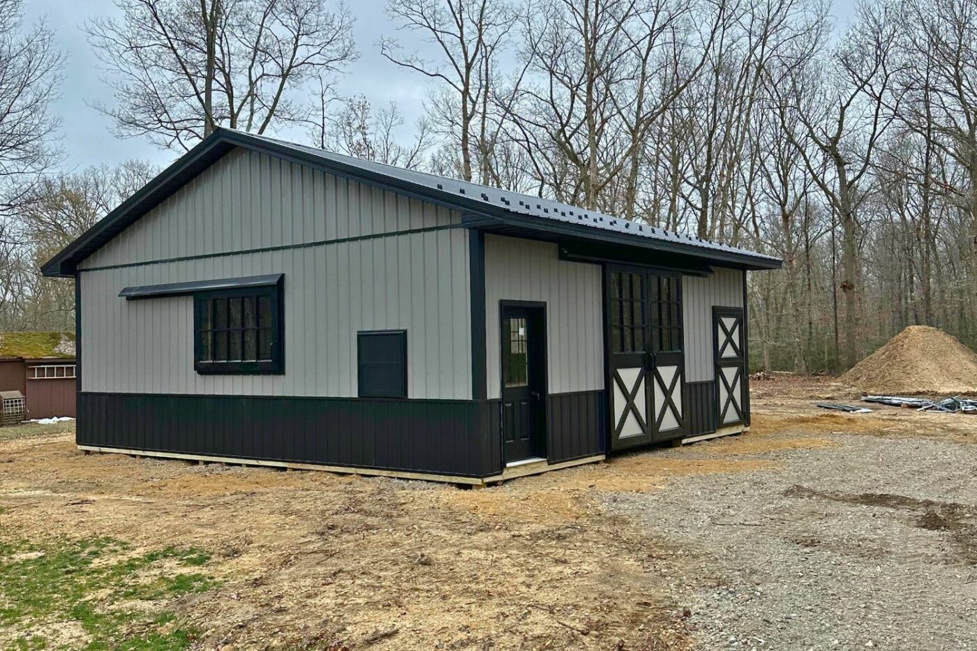 Custom 28x30 Horse Pole Barn in Tabernacle NJ
