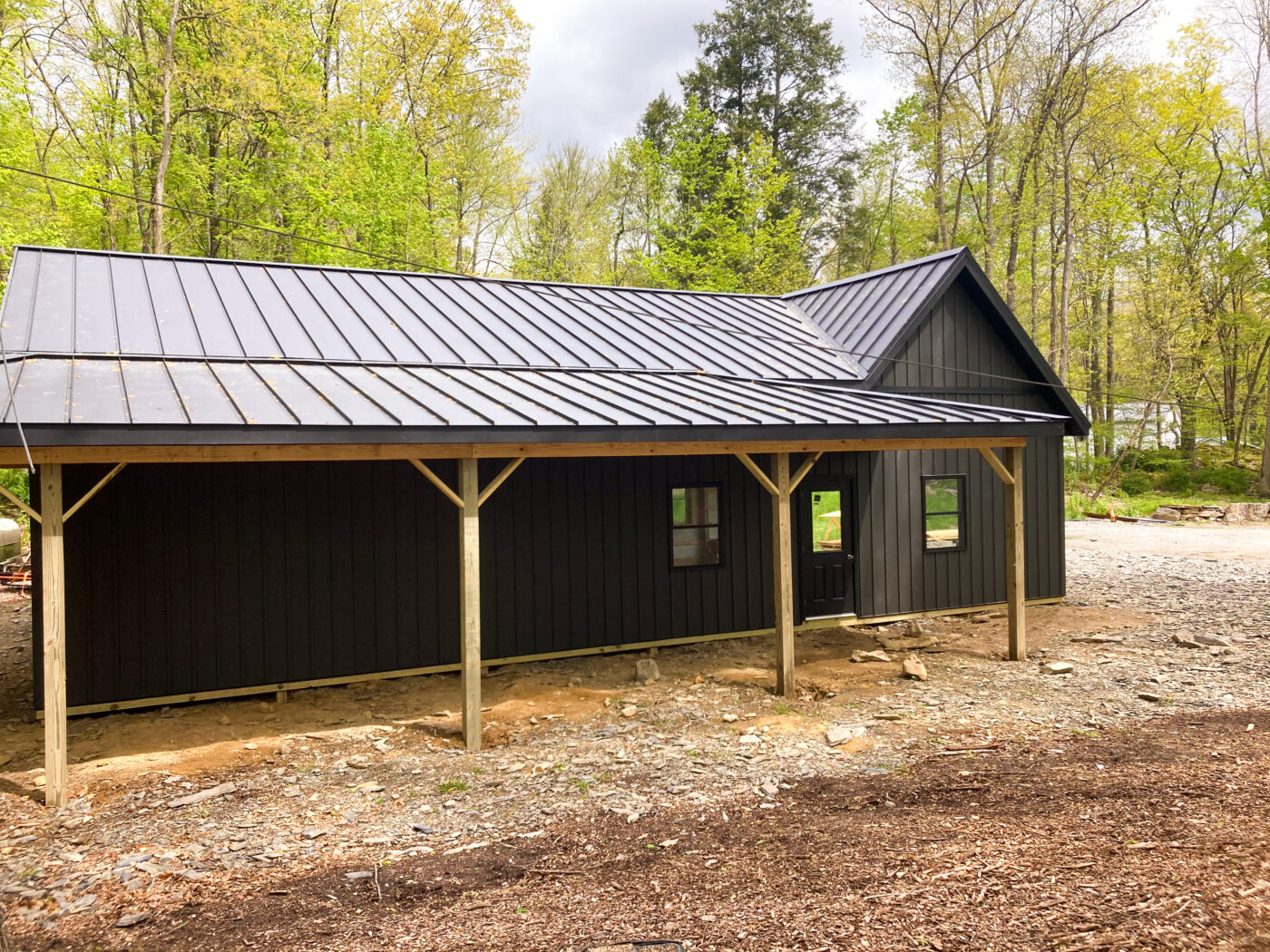 residential 30x50 pole barn garage in newton nj