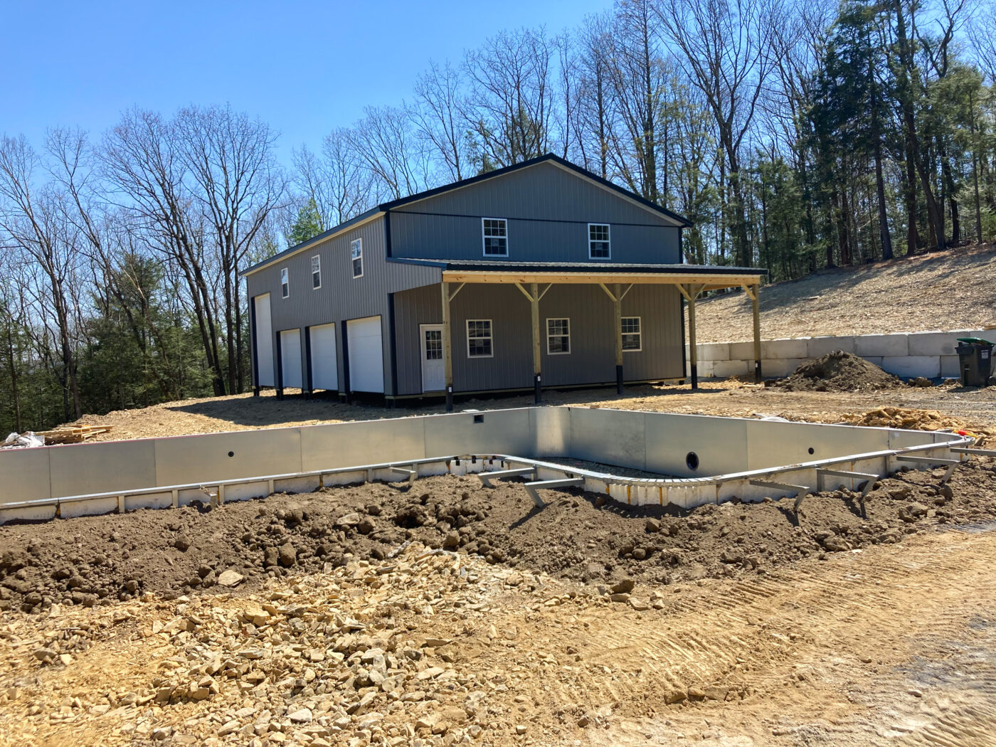 Large Commercial Pole Barn Project