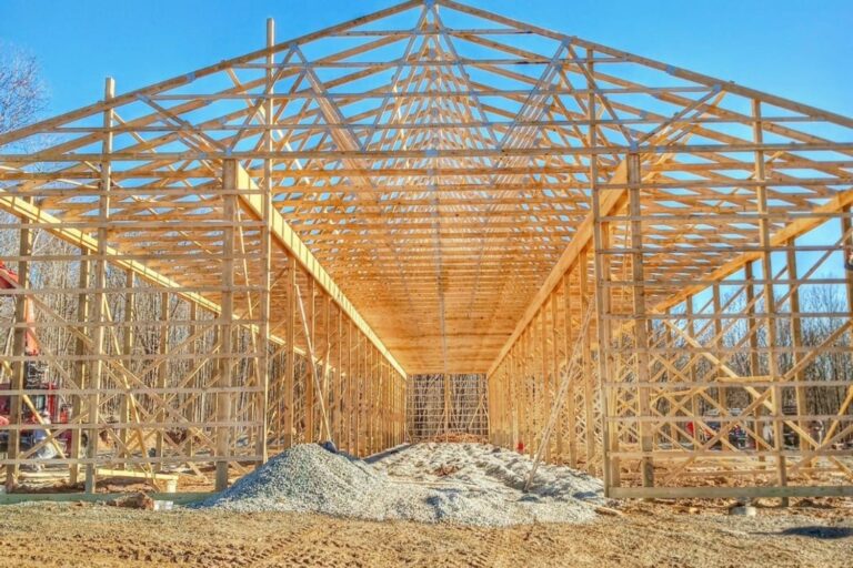 Pole Barn Framing Process