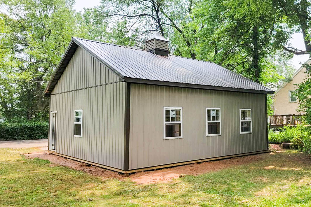 Pole Barn Permit Regulations in PA: Your Complete Guide 3 Pole Shed Workshop gray
