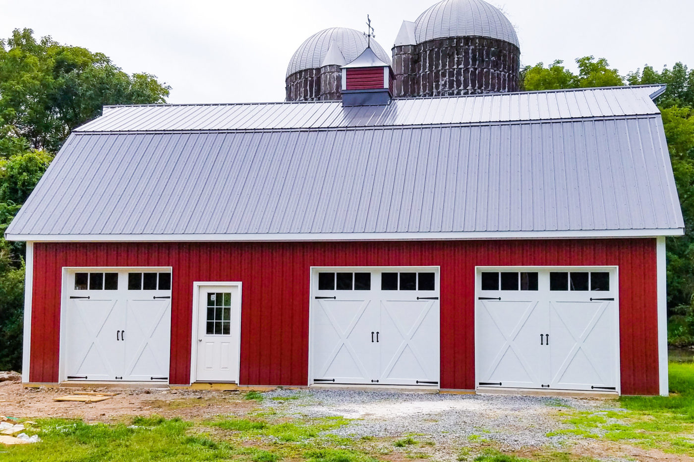 Pole Barn Permit Regulations in PA: Your Complete Guide 2 agricultural farm pole barn red white